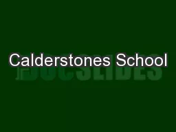 Calderstones School