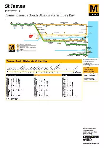 PDF - Metro timetable St James PDF document