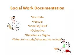 Social Work Documentation