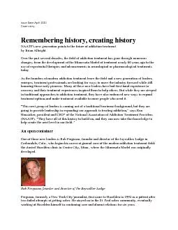 Date:April2010Remembering history, creating historyNAATP's new generat
