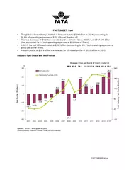 DECEMBER  FACT SHEET Fuel The global airline industrys
