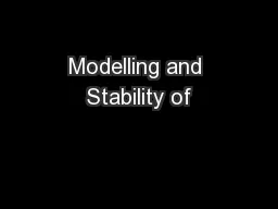 Modelling and Stability of