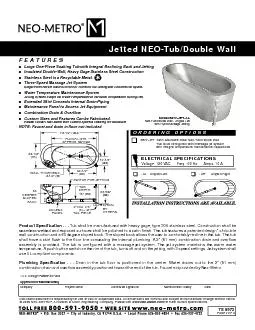 Jetted NEO-Tub/Double Wall