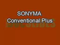SONYMA Conventional Plus