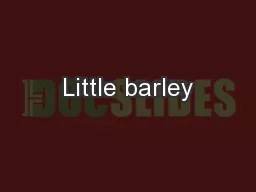 Little barley