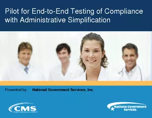 Pilot for End to End Testing of Compliance with Admini