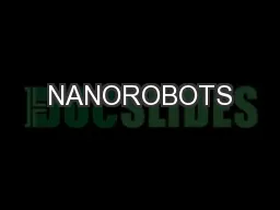 NANOROBOTS