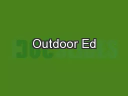 Outdoor Ed