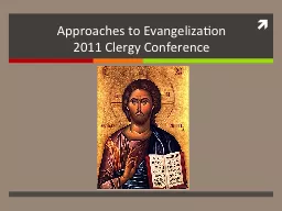 Approaches to Evangelization