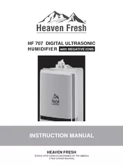INSTRUCTION MANUAL HEAVEN FRESH HF  DIGITAL ULTRASONIC