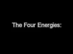 The Four Energies: