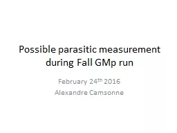 Possible parasitic measurement