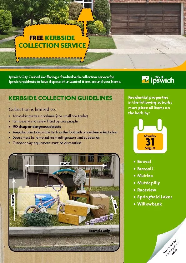 KERBSIDE COLLECTION GUIDELINES
