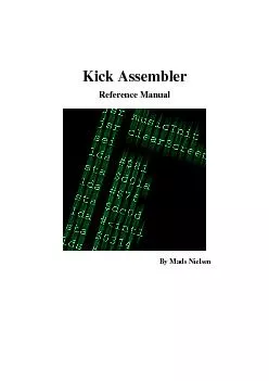 Kick AssemblerReference Manual