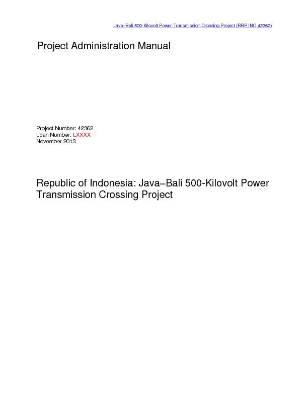 Power Transmission Crossing Project