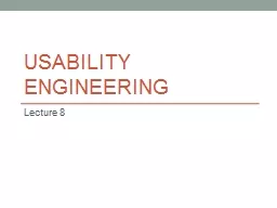Usability engineering
