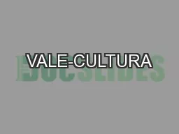 VALE-CULTURA