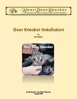 Door Knocker Installation
