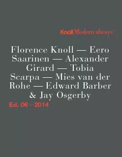 Florence Knoll — Eero Saarinen — Alexander Girard — Tob