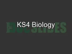 KS4 Biology