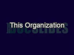 This Organization