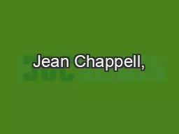 Jean Chappell,