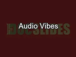 Audio Vibes