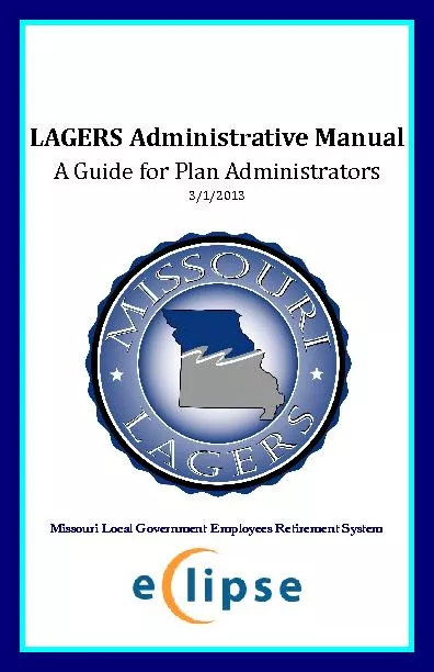 LAGERS Administrative Manual