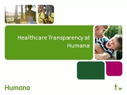 Healthcare Transparency at Humana