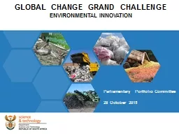 Global Change grand challenge