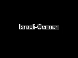 Israeli-German