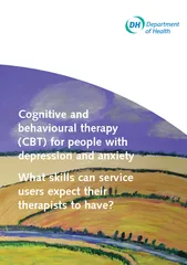 Cognitive and behavioural therapy CBT for people with