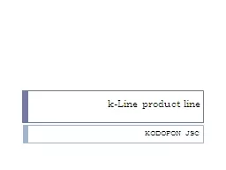 k-Line product line