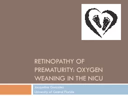 Retinopathy of Prematurity: Oxygen Weaning in the NICU