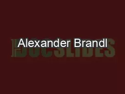 Alexander Brandl