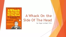 A Whack On the Side Of The Head