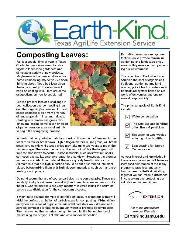 Composting Leaves: