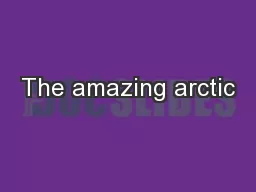 The amazing arctic