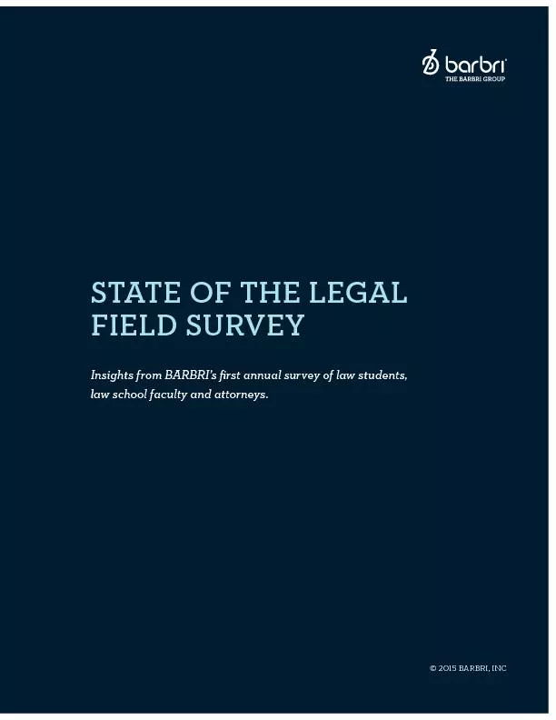 BARBRI State of the Legal Field Survey