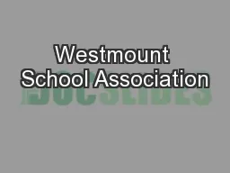 Westmount School Association