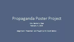 Propaganda Poster Project
