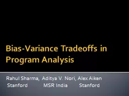 Bias-Variance Tradeoffs in