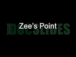 Zee’s Point
