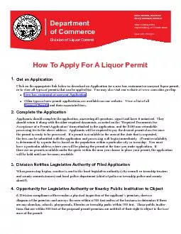 How To Apply For A Liquor Permit