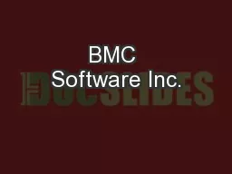 BMC Software Inc.