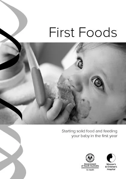 Starting solid food and feeding