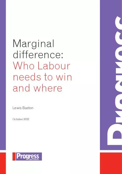 Marginal difference:Who Labour needs to win and whereLewis Baston   Oc