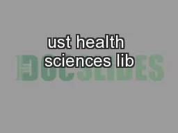 ust health sciences lib