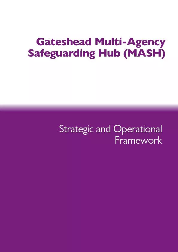 Strategic and Operational Framework