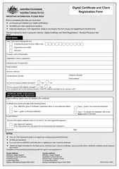 B October  Digital Certificate and Client Registration